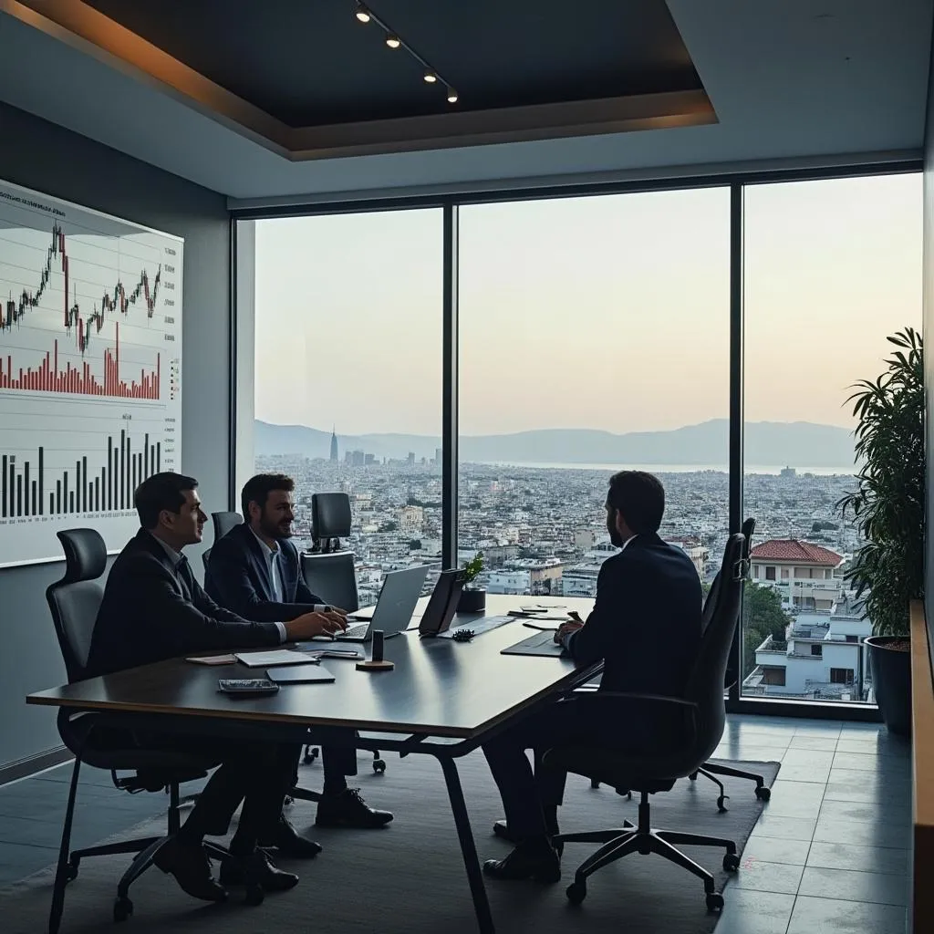 Η ομάδα της InvestGreece στα γραφεία της στην Πάτρα